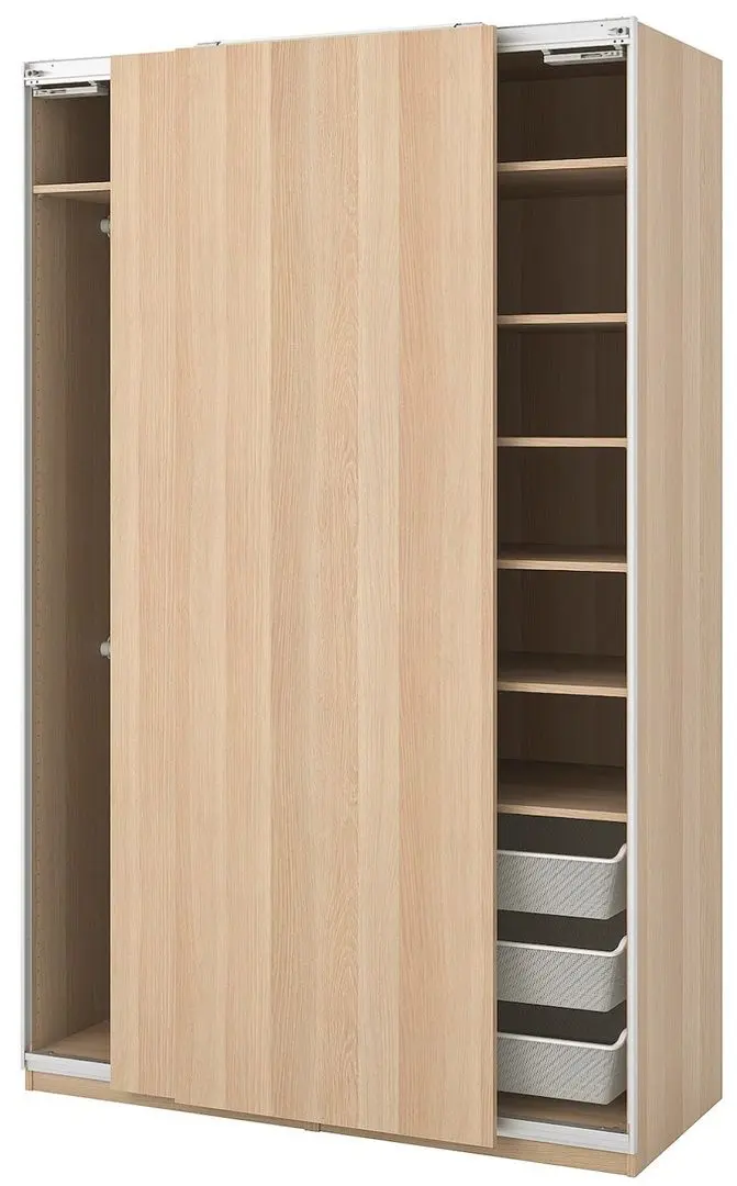 Dulap Ikea Pax 150x66x236 (Hasvik/Aspect Stejar Antichizat)