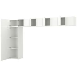 Шкаф Ikea Platsa/Fonnes 10 дверей 380x42x221 (Белый) Thumb