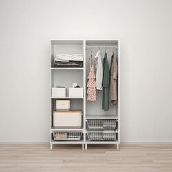 Dulap Ikea Platsa 2 usi 120x57x191 (Alb/Fonnes Alb) Thumb