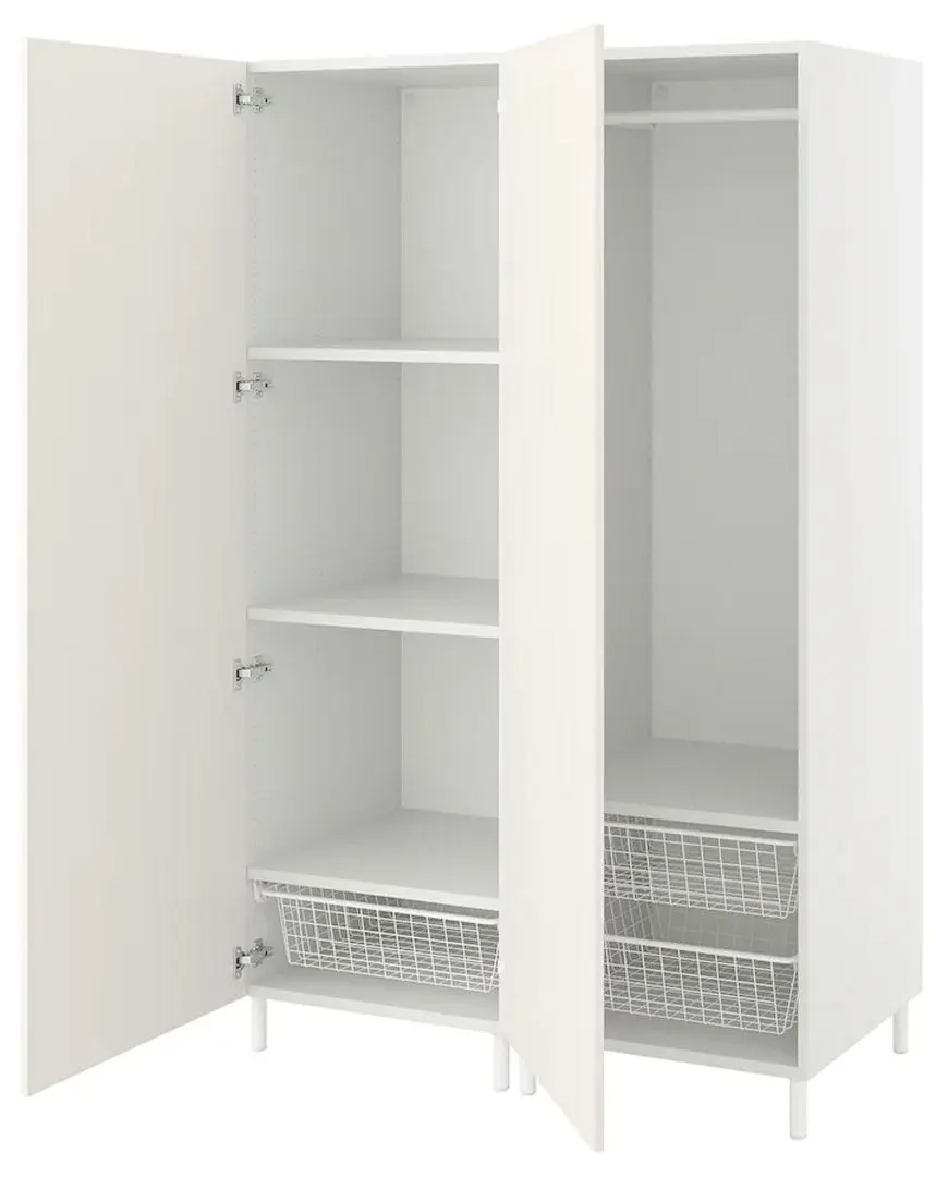 Dulap Ikea Platsa 2 usi 120x57x191 (Alb/Fonnes Alb)