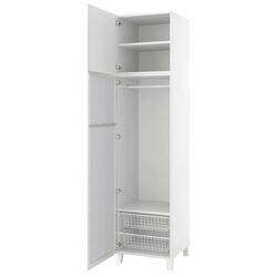 Dulap Ikea Platsa 2 usi/oglinda 60x57x251 (Alb Straumen/Fonnes Alb)