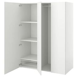 Dulap Ikea Platsa 3 usi 140x57x181 (Alb/Fonnes Alb)