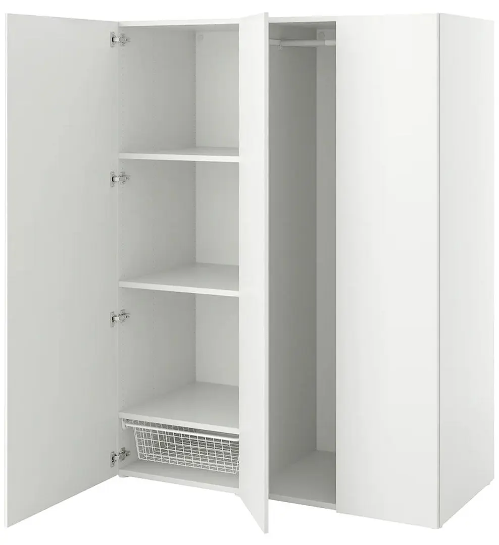 Dulap Ikea Platsa 3 usi 140x57x181 (Alb/Fonnes Alb)