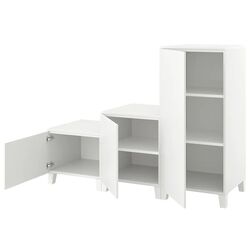 Шкаф Ikea Platsa 3 дверки 180x57x133 (Белый/Фоннес Белый)