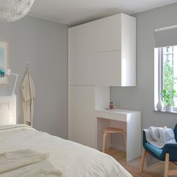 Dulap Ikea Platsa 6 usi 140x42x241 (Fonnes Alb) Thumb