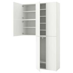 Dulap Ikea Platsa 6 usi 140x42x241 (Fonnes Alb)