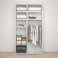 Dulap Ikea Platsa 9 usi 140x57x261 (Alb/Fonnes Alb) Thumb