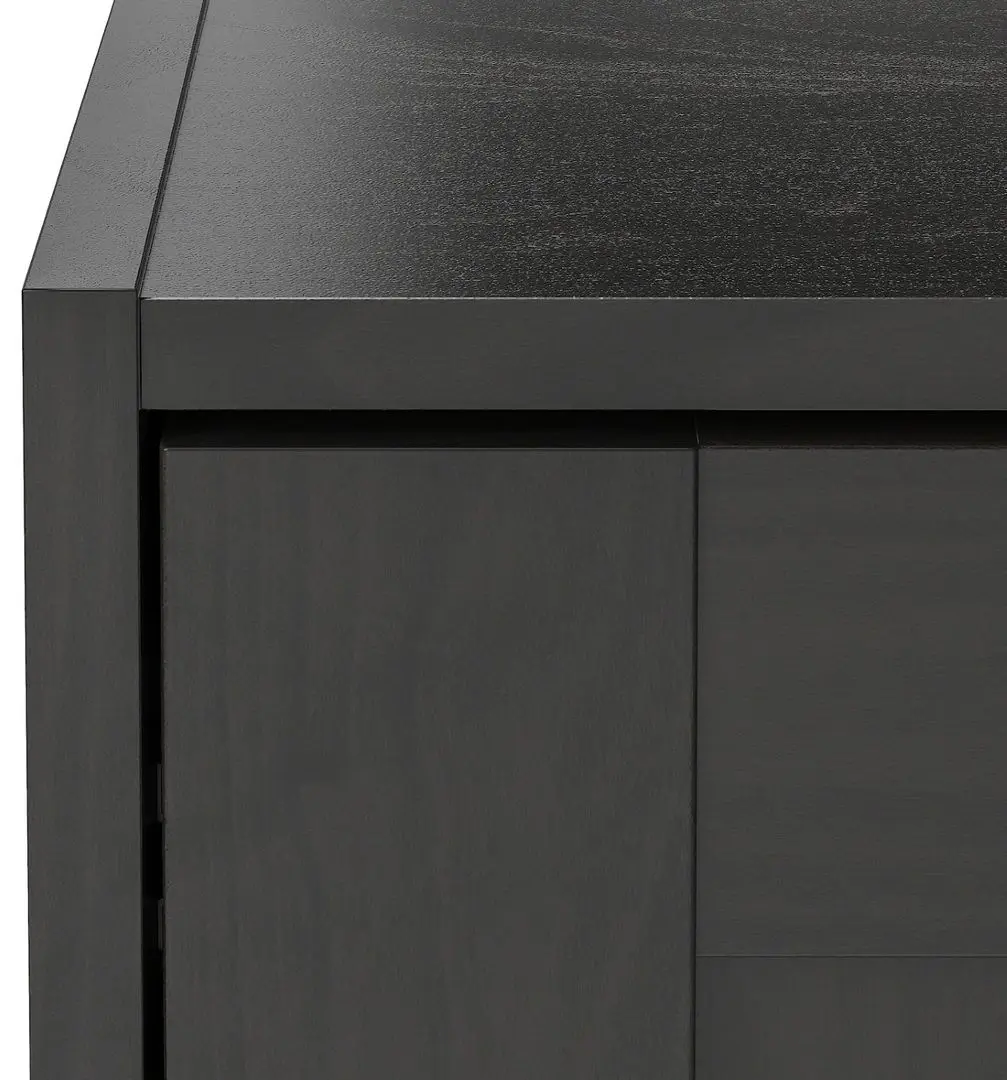 Шкаф Ikea Rakkestad 117x55х176 (Черно-Коричневый)