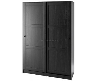 Dulap Ikea Rakkestad 117x55х176 (Negru-Maro)