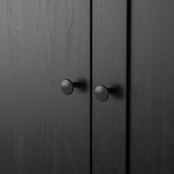 Шкаф Ikea Rakkestad 3 двери 117x55х176 (Черно-Коричневый) Thumb