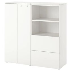 Dulap Ikea Smastad/Platsa 120x42x123 (Alb/Alb)