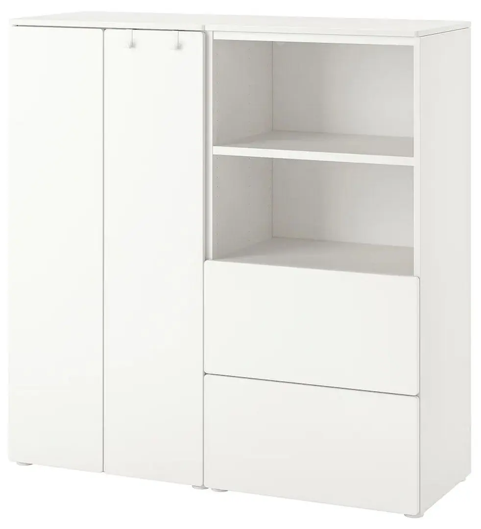 Dulap Ikea Smastad/Platsa 120x42x123 (Alb/Alb)