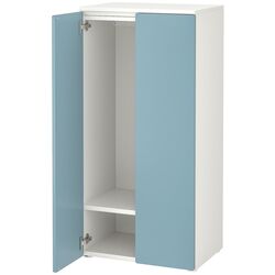 Dulap Ikea Smastad/Platsa 2 usi 60x42x123 (Alb/Albastru) Thumb