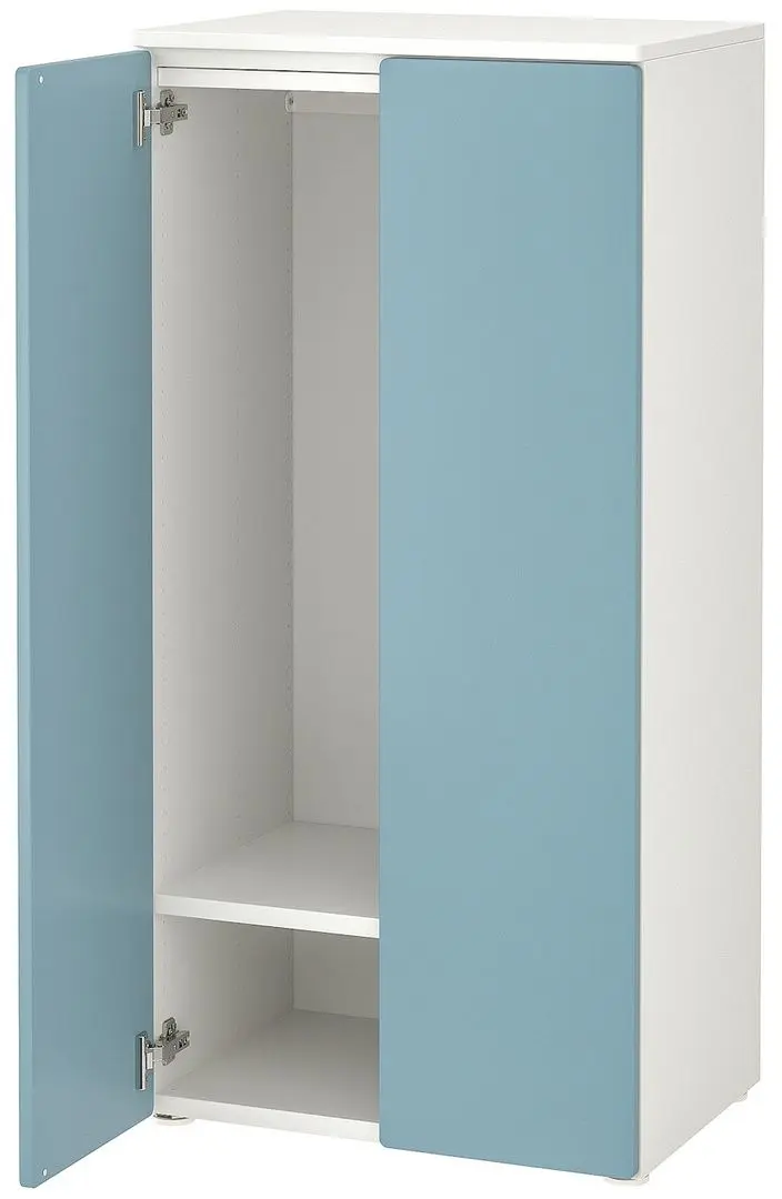 Dulap Ikea Smastad/Platsa 2 usi 60x42x123 (Alb/Albastru)