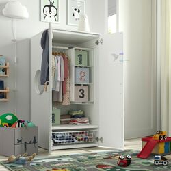 Dulap Ikea Smastad/Platsa 2 usi 60x57x123 (Alb/Lila Deschis) Thumb