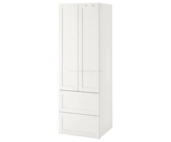 Dulap Ikea Smastad/Platsa 2 sertare/cu cadru 60x42x181 (Alb)