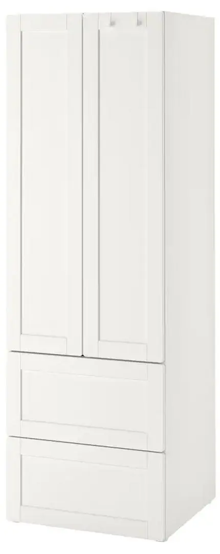 Dulap Ikea Smastad/Platsa 2 sertare/cu cadru 60x42x181 (Alb)