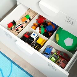 Шкаф Ikea Smastad/Platsa 3 ящика 60x42x181 (Белый) Thumb