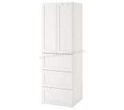 Dulap Ikea Smastad/Platsa 3 sertare/cu cadru 60x42x181 (Alb)