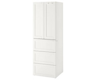 Dulap Ikea Smastad/Platsa 3 sertare/cu cadru 60x42x181 (Alb)