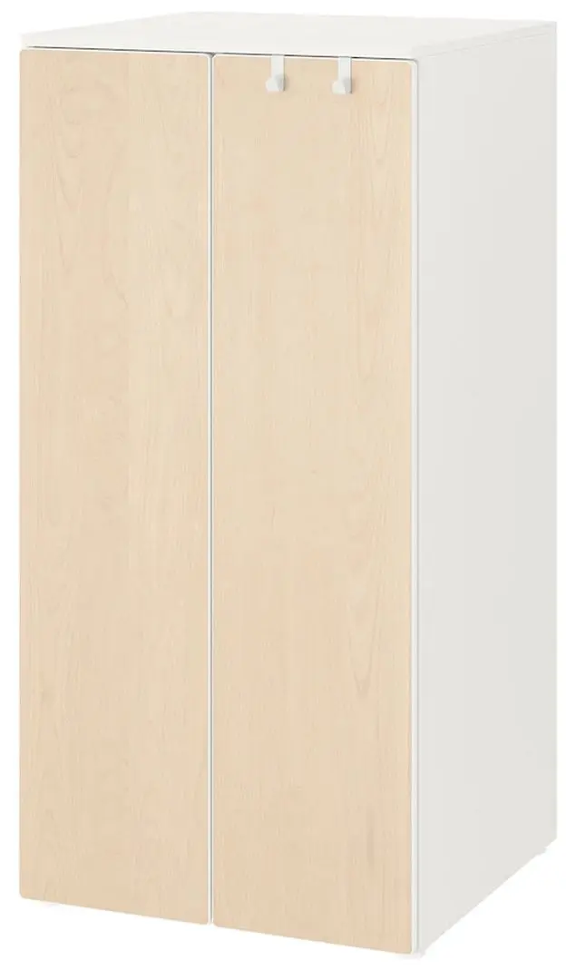 Шкаф Ikea Smastad/Platsa 60x57x123 (Белый/Береза)