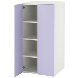 Dulap Ikea Smastad/Platsa rafturi 60x57x123 (Alb/Lila Deschis) Thumb