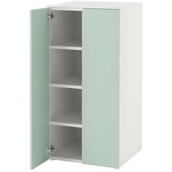 Шкаф Ikea Smastad/Platsa полки 60x57x123 (Белый/Светло-зеленый) Thumb