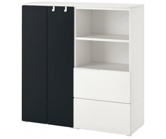 Dulap Ikea Smastad/Platsa suprafaţă tablă de scris 120x42x123 (Alb)