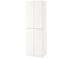 Dulap Ikea Smastad/Platsa cu 2 bare umeraşe 60x57x181 (Alb)