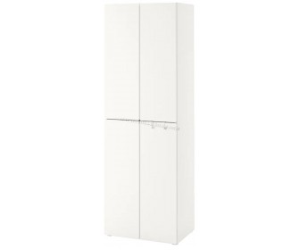 Dulap Ikea Smastad/Platsa cu 2 bare umeraşe 60x57x181 (Alb)