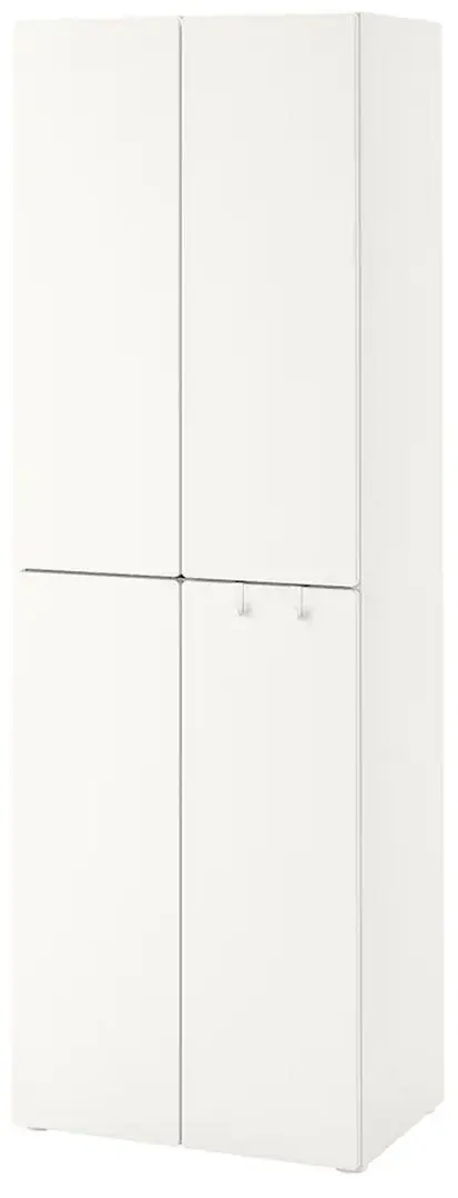 Dulap Ikea Smastad/Platsa cu 2 bare umeraşe 60x57x181 (Alb)