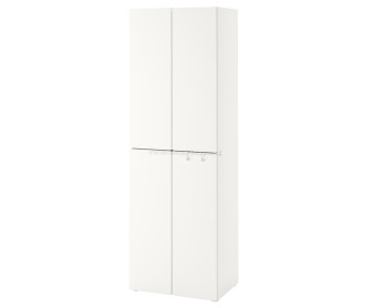 Dulap Ikea Smastad/Platsa cu 2 bare umerase 60x42x181 (Alb)