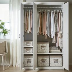 Dulap Ikea Songesand 120x60x191 (Alb) Thumb