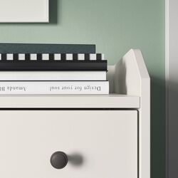 Antreu Ikea Hauga dulap deschis/1 polita 208x199 (Alb) Thumb