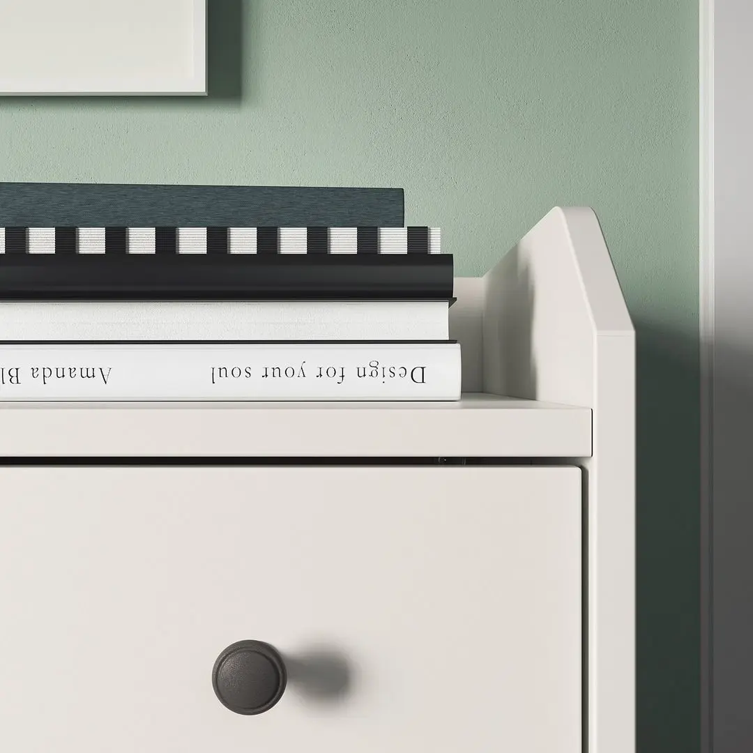 Antreu Ikea Hauga dulap deschis/1 polita 208x199 (Alb) - 6