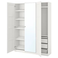 Dulap combinat Ikea Pax/Bergsbo/Vikedal 150x38x201 (Alb/Oglinda) Thumb