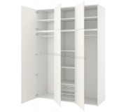 Шкаф комбинированный Ikea Platsa 6 дверей 180x57x241 (Белый/Фоннес Белый)