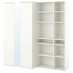 Dulap combinat Ikea Vihals 200x57x200 (Alb)