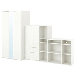 Dulap combinat Ikea Vihals 305x57x200 (Alb)