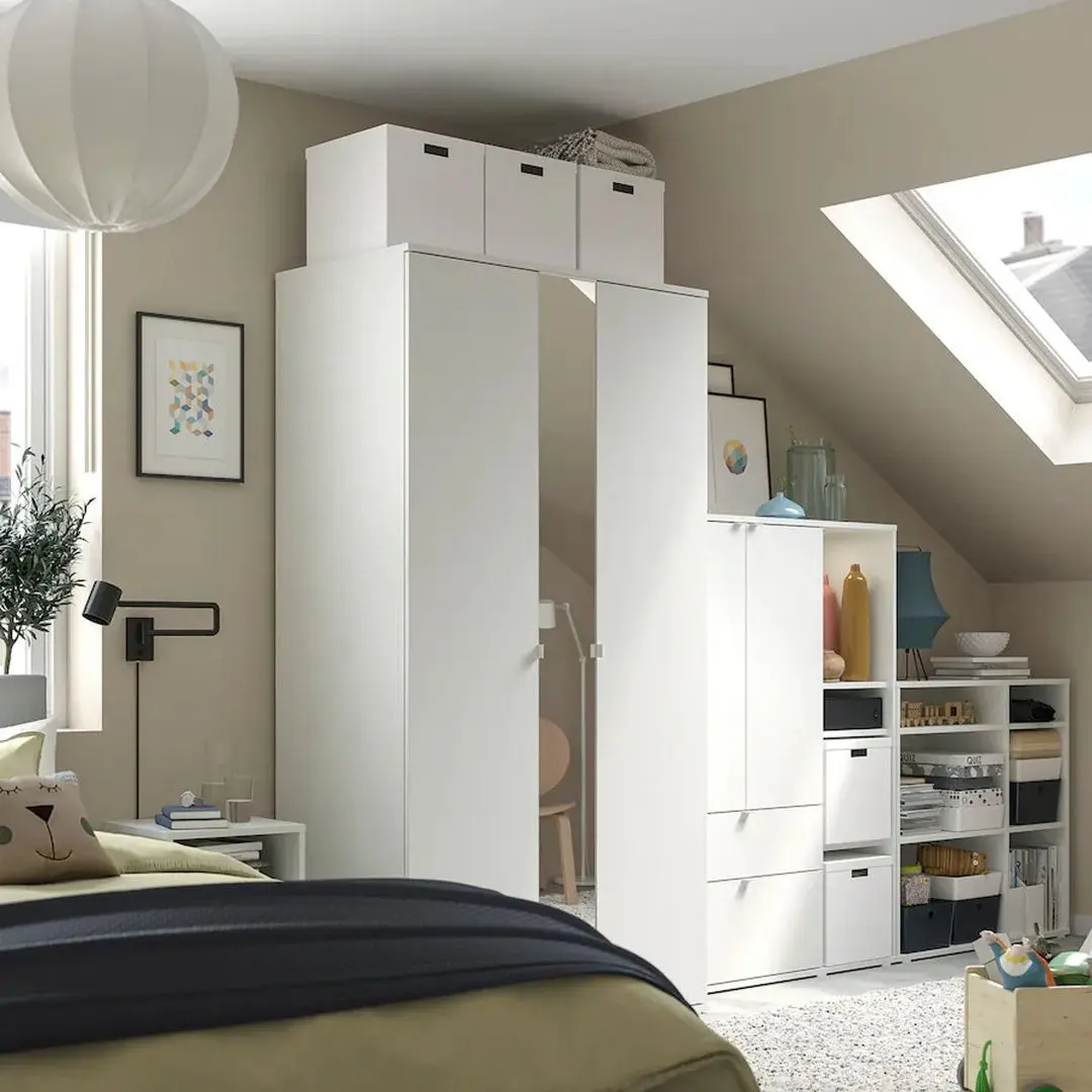 Dulap combinat Ikea Vihals 305x57x200 (Alb)