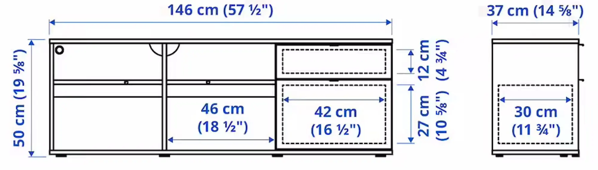 Dulap combinat Ikea Vihals cu banca 200x57x200 (Alb)