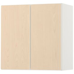 Dulap suspendat Ikea Smastad 1 poliţă 60x32x60 (Alb/Mesteacăn)