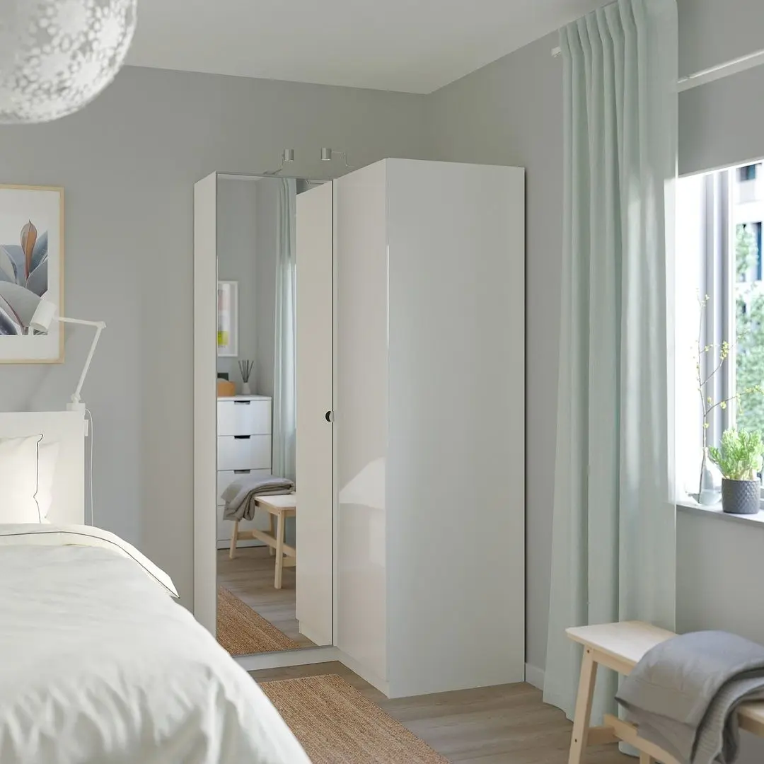 Dulap de colt Ikea Pax/Fardal/Vikedal 111х88x201 (Alb) - 2