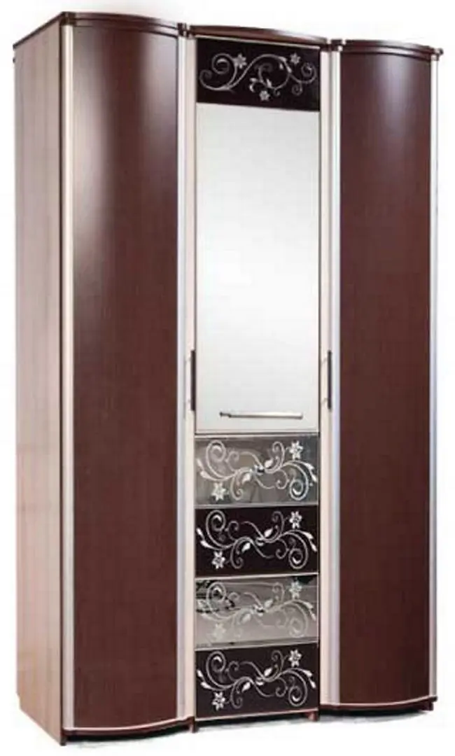 Dulap КМК 0363.10 Magiya 3D (Chamonix Oak Light/Nut Chocolate)