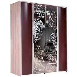 Dulap КМК 0363.6 Magiya 1 (Chamonix Oak Light/Nut Chocolate)