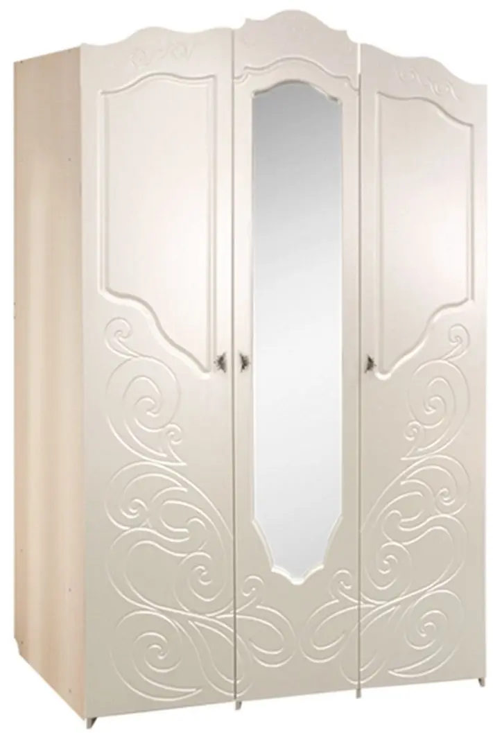 Шкаф КМК 0380.14 Жемчужина 3Д (Венге Светлый/Ясень Жемчужный)