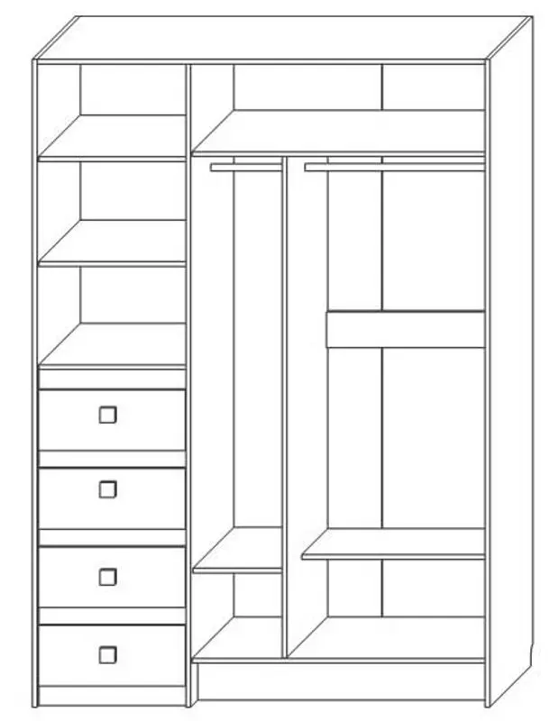 Dulap КМК 0467.20 London (Sonoma Oak)