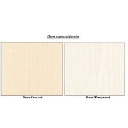 Dulap КМК 0523 Grafinya 4D (Wenge Light/Pearl Ash) Thumb