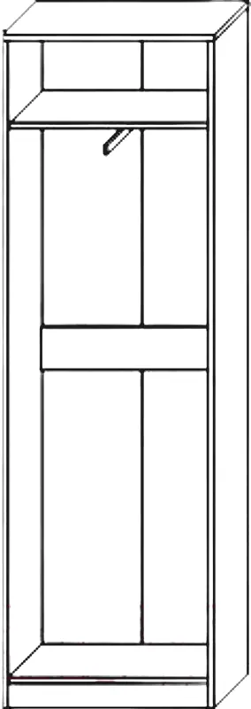 Dulap КМК 0864.1 Mark 2U (Light Pine Concrete)