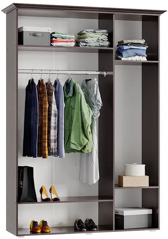 Dulap Mif Prestij Pearl/Wenge Oak (cu 3 usi)